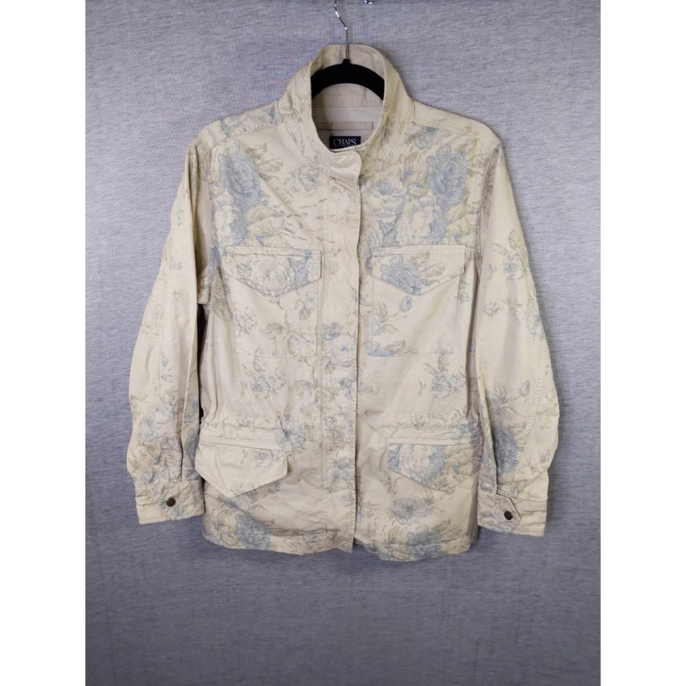 Chaps Cobble Ave FloralAnorak Canvas Jacket - Picture 4 of 10